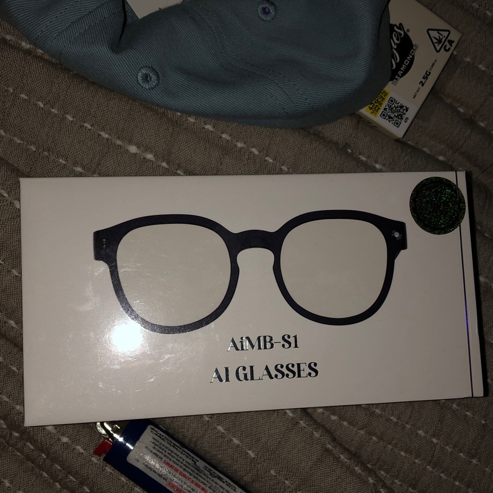 AI Glasses AiMB-S1 Blue-Black Men's Smart Reading Glasses